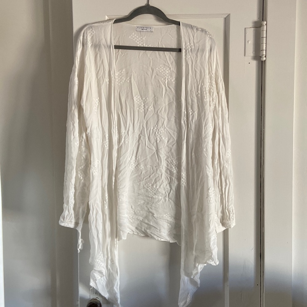 Flynn Skye White Kimono One Size